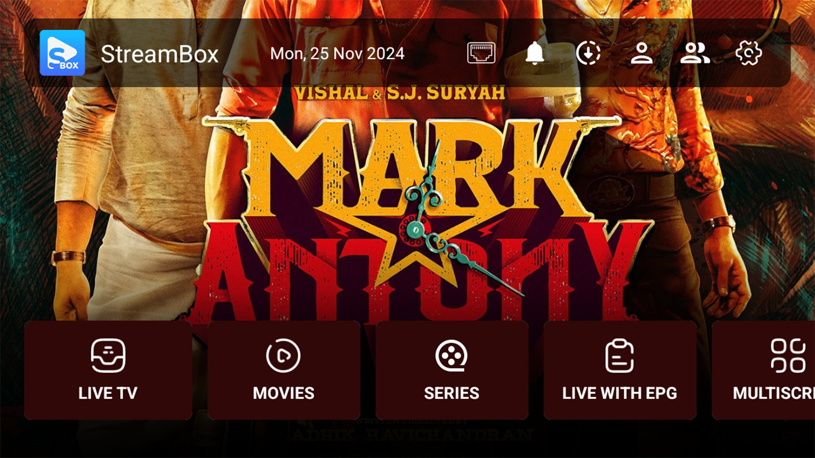 Tela MovieUI do App Pro